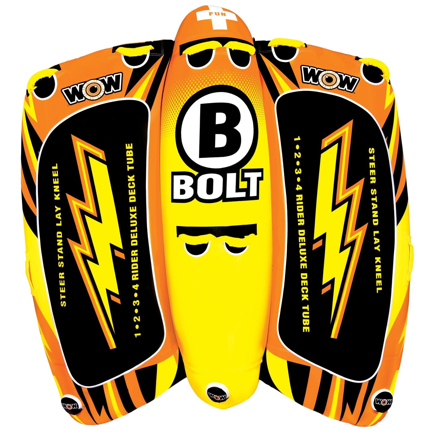 Bolt 1 - 4 Person Inflatable Deck Towable Tube