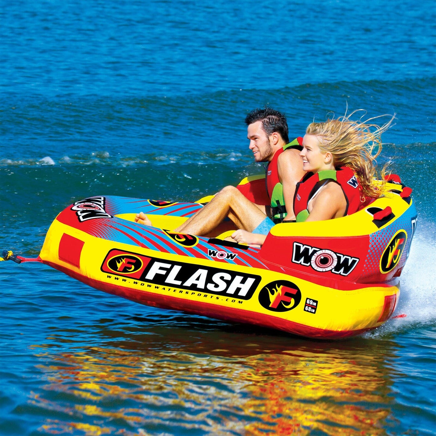 Flash 1 to 2 Person Cockpit Towable Tube