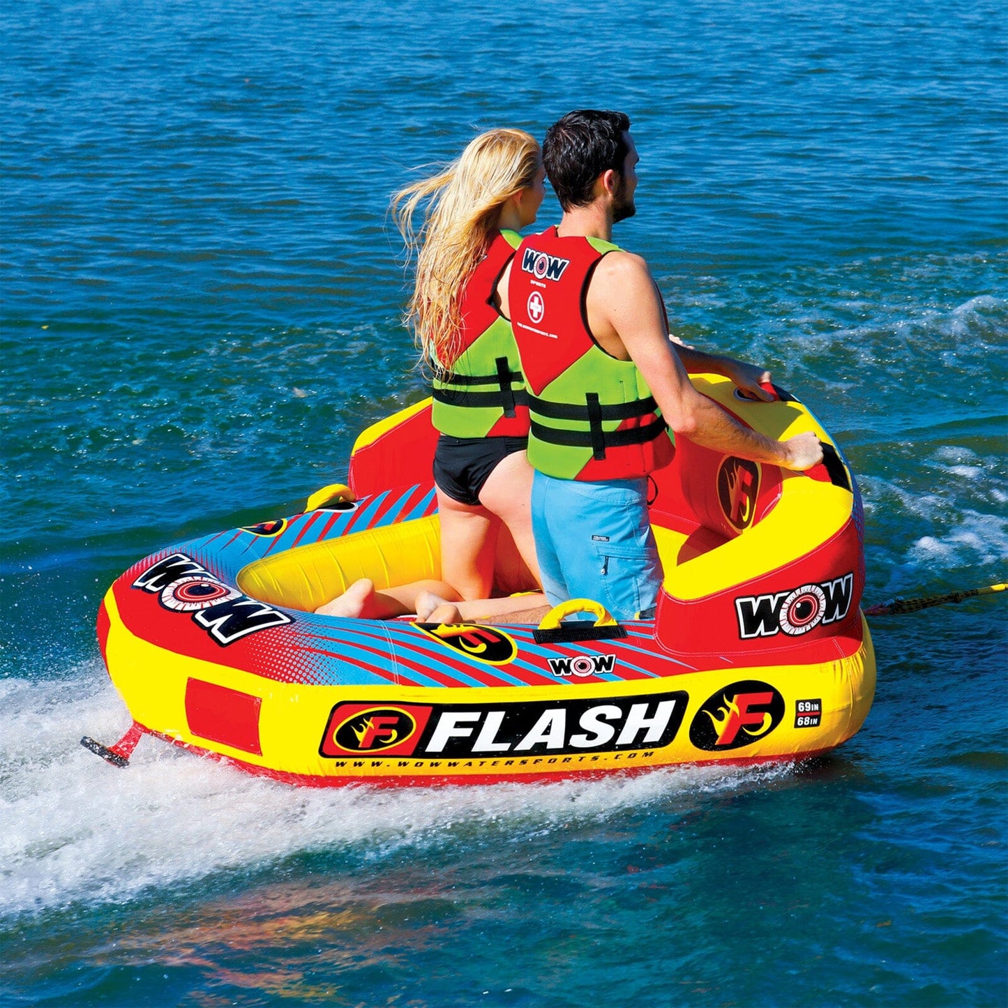Flash 1 to 2 Person Cockpit Towable Tube