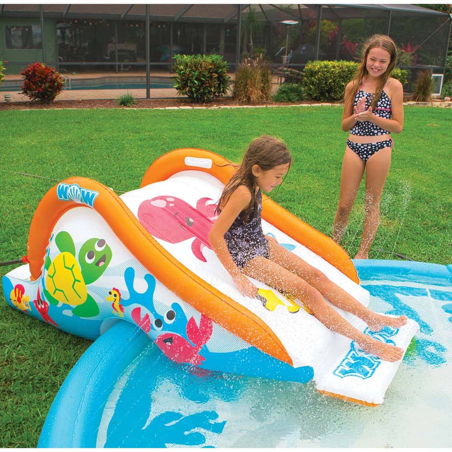 Sea Fun slide for splash pad