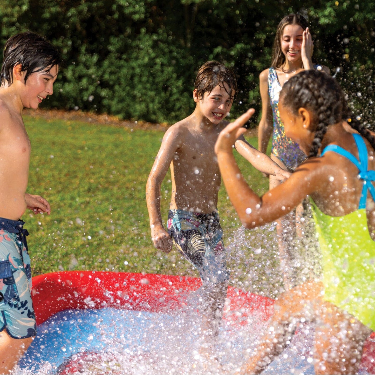 Superman Splash Pad 10ft 360° Sprinkler ring