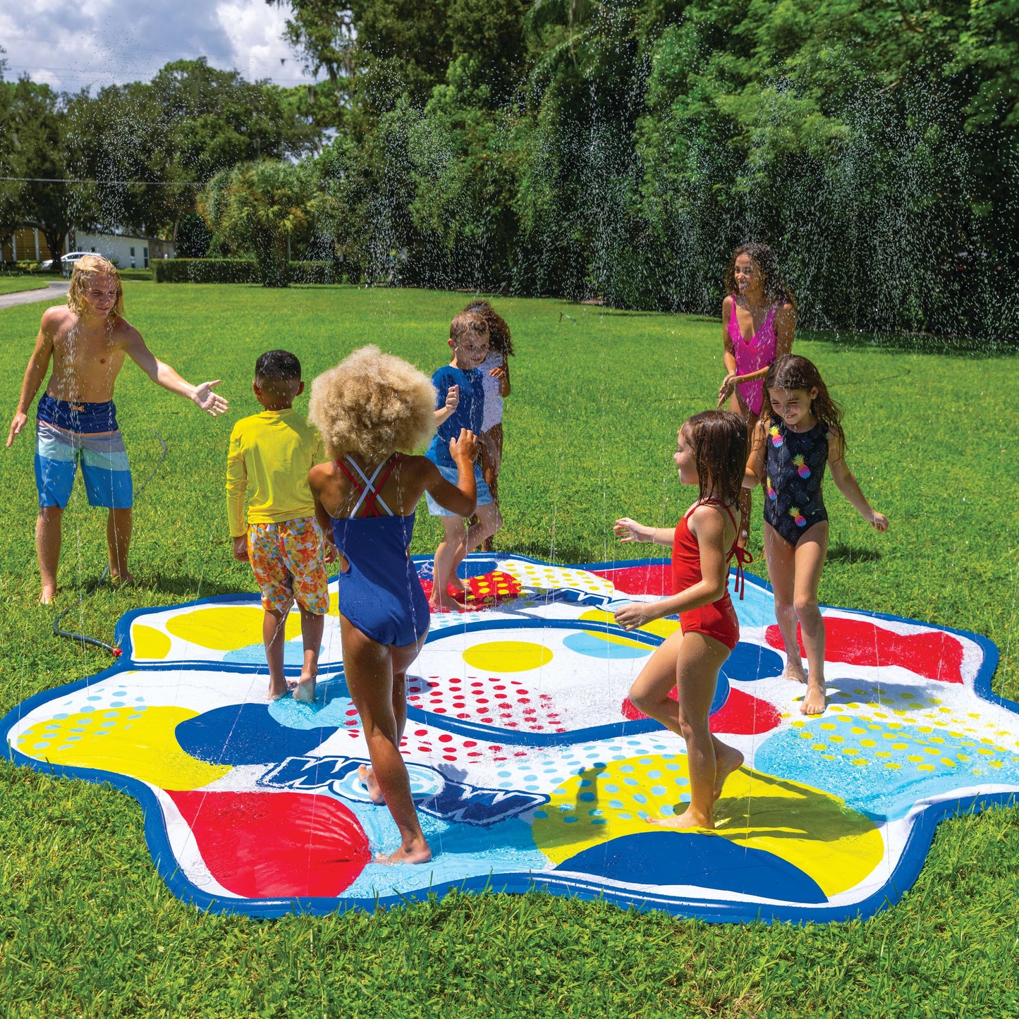 Polka Dot Octagon Spray Pad