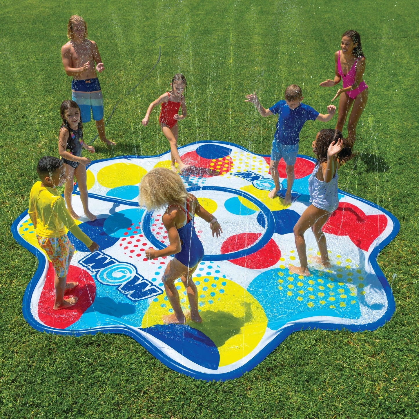 Polka Dot Octagon Spray Pad