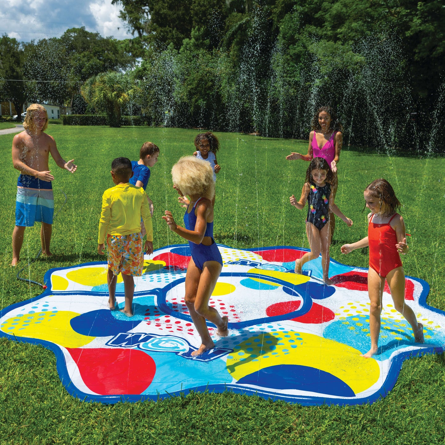 Polka Dot Octagon Spray Pad