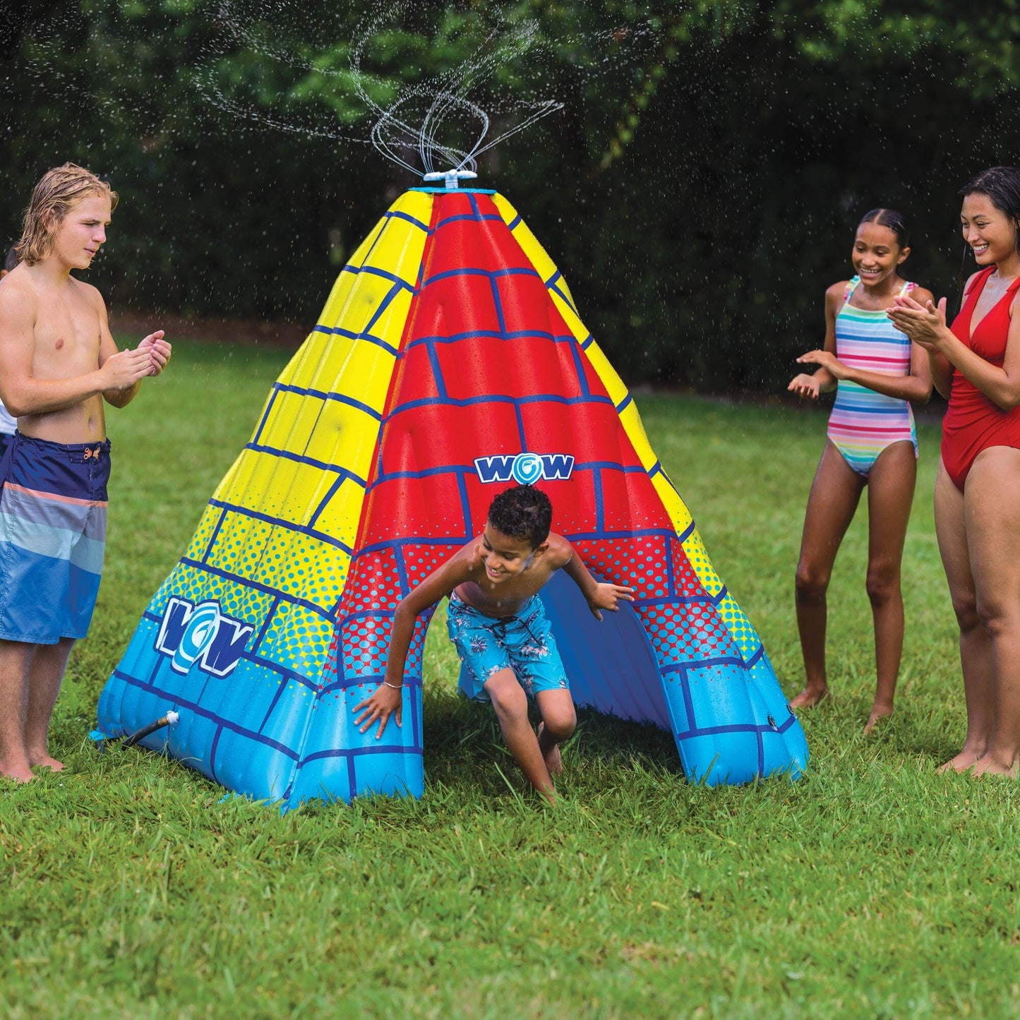 The Rainbow Pyramid Backyard Sprinkler