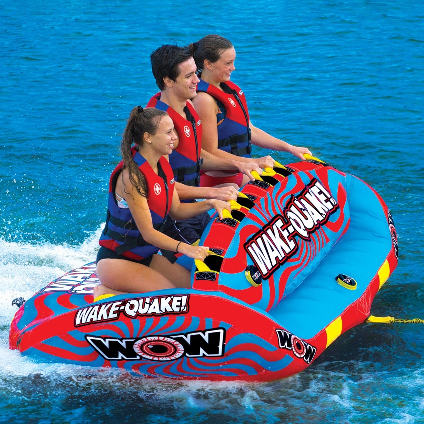 Wake Quake 1 - 3 Person Inflatable Towable Tube