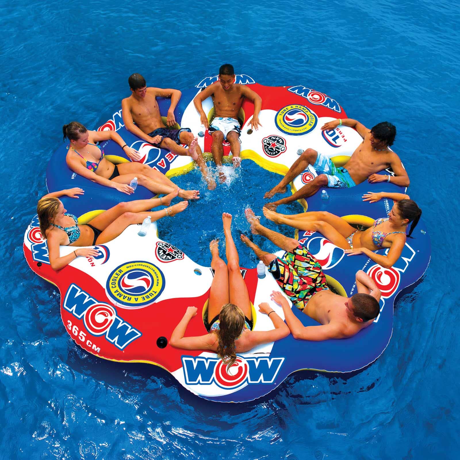 Muma Rope Pool Tube A Rama 10 Person - Mesh Pool Float - WOW Sports