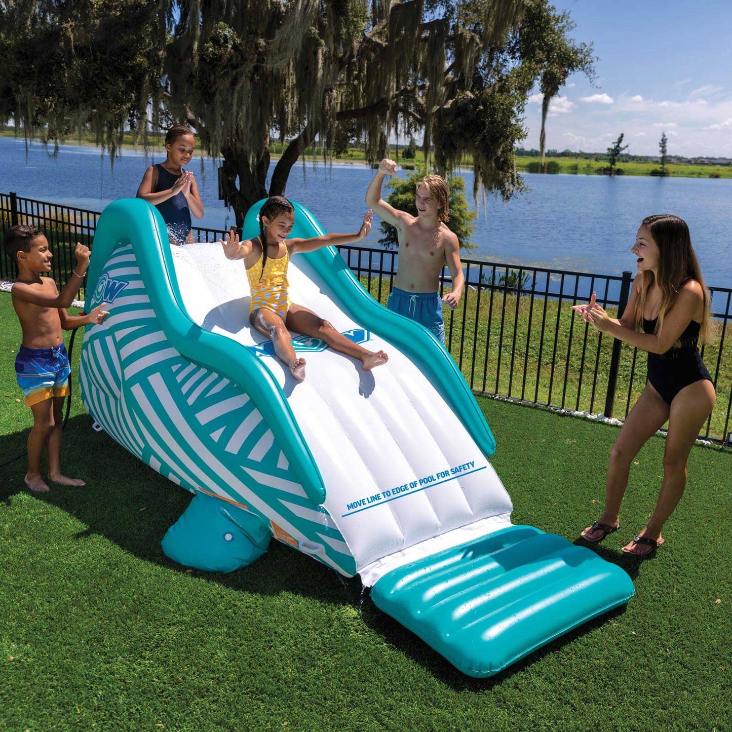 Wiggle Sprinkler Slide