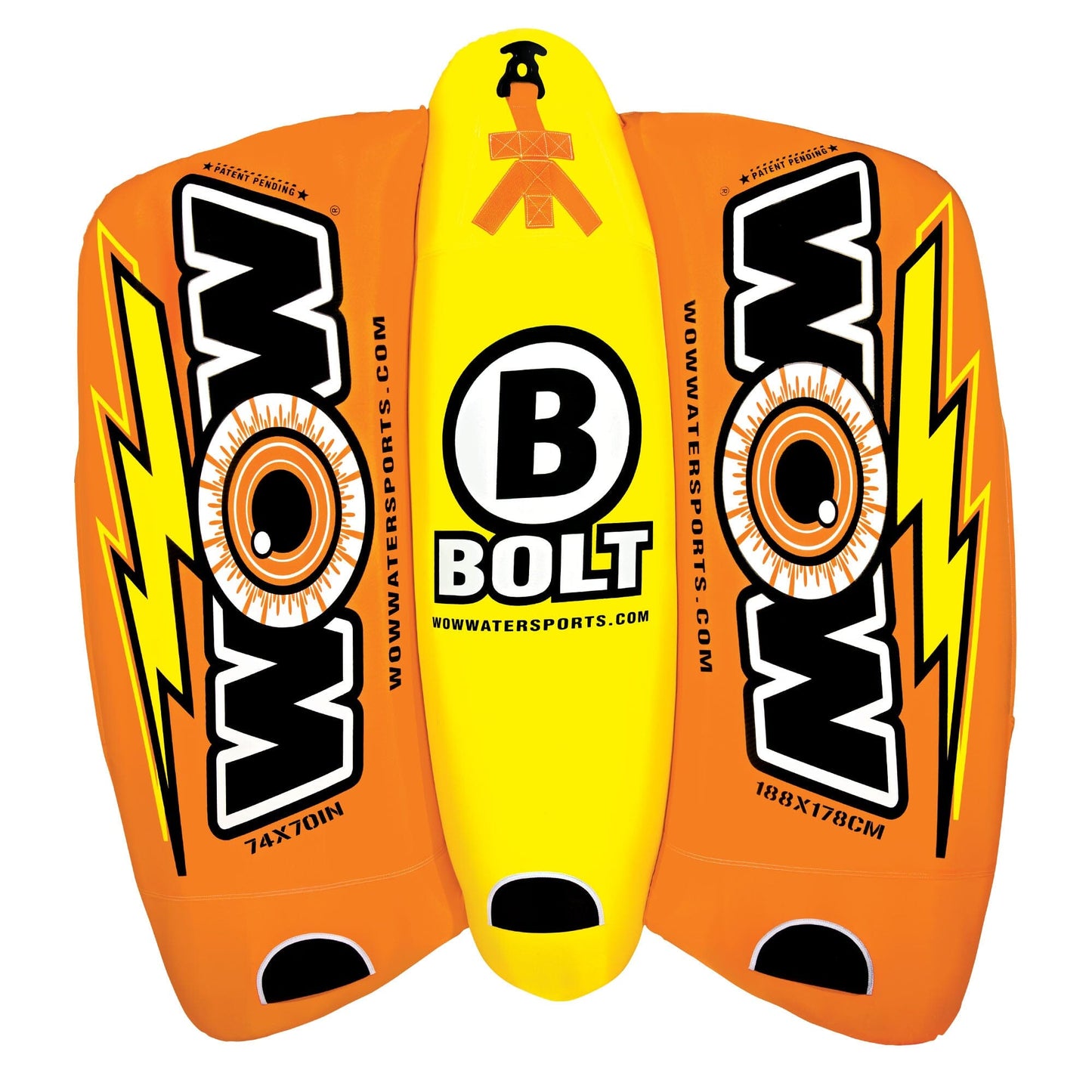 Bolt 1 - 4 Person Inflatable Deck Towable Tube