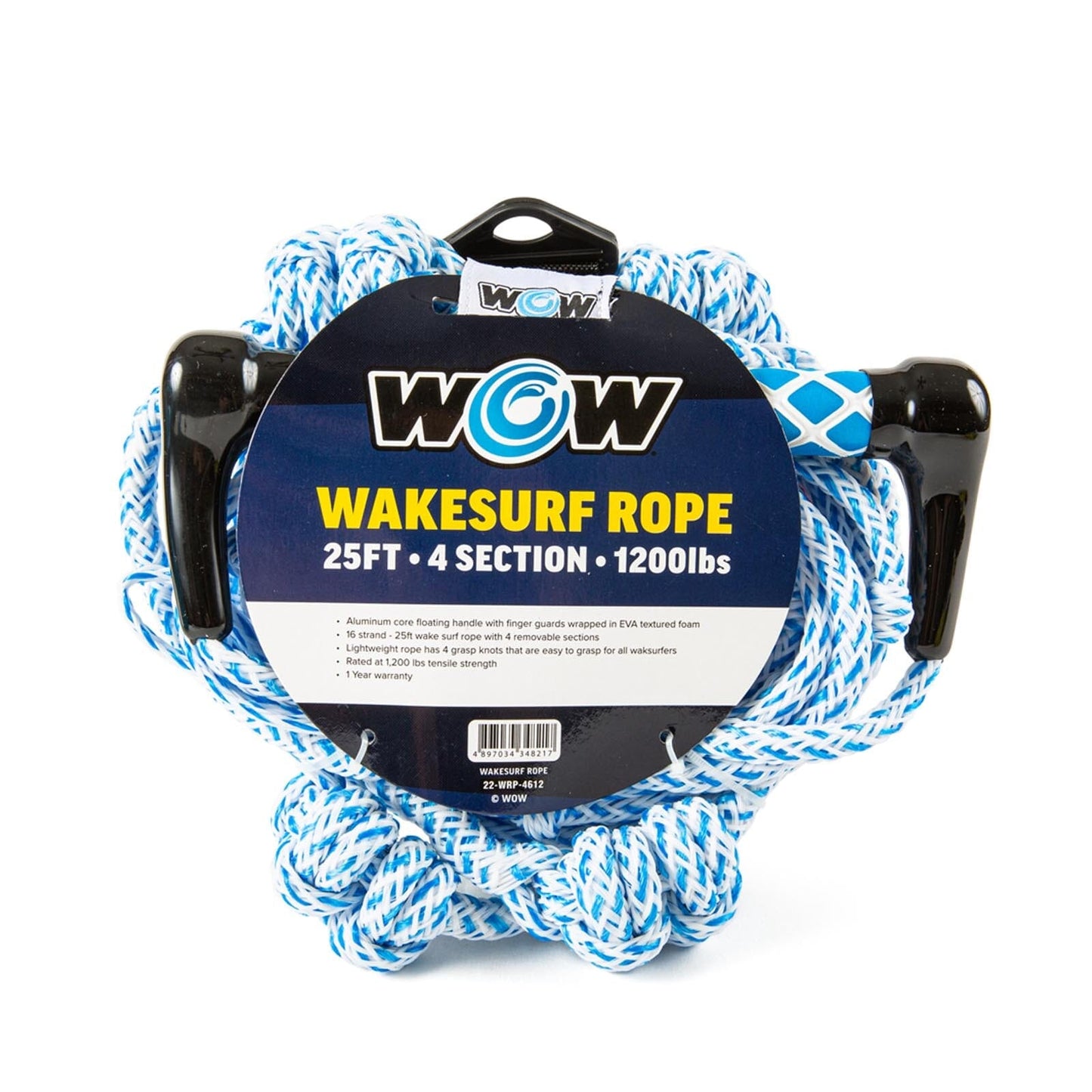 25' 4-section Wakesurf Rope