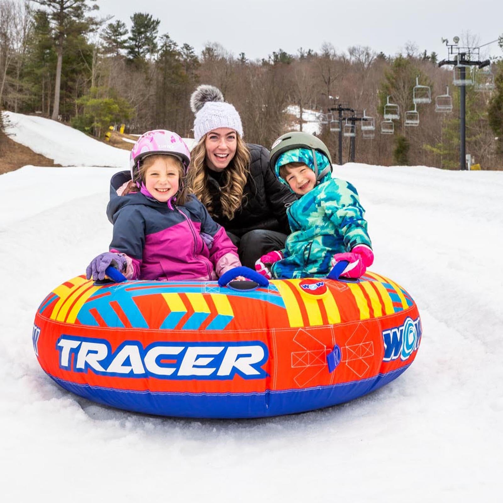 Speed zone double rider water/snow tube fashion w/ toe