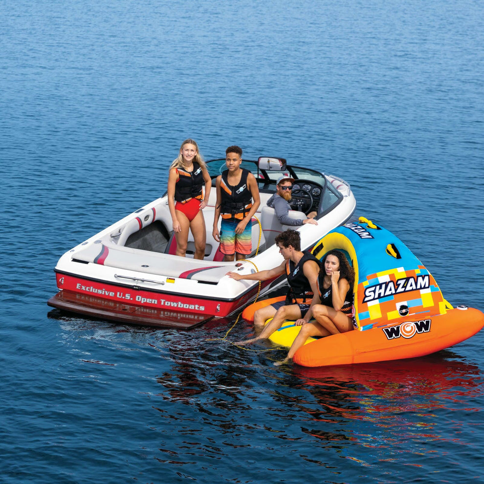 WOW Sports Laser 3-Person Towable Boat Tube - 23-WTO-4644 | Marine