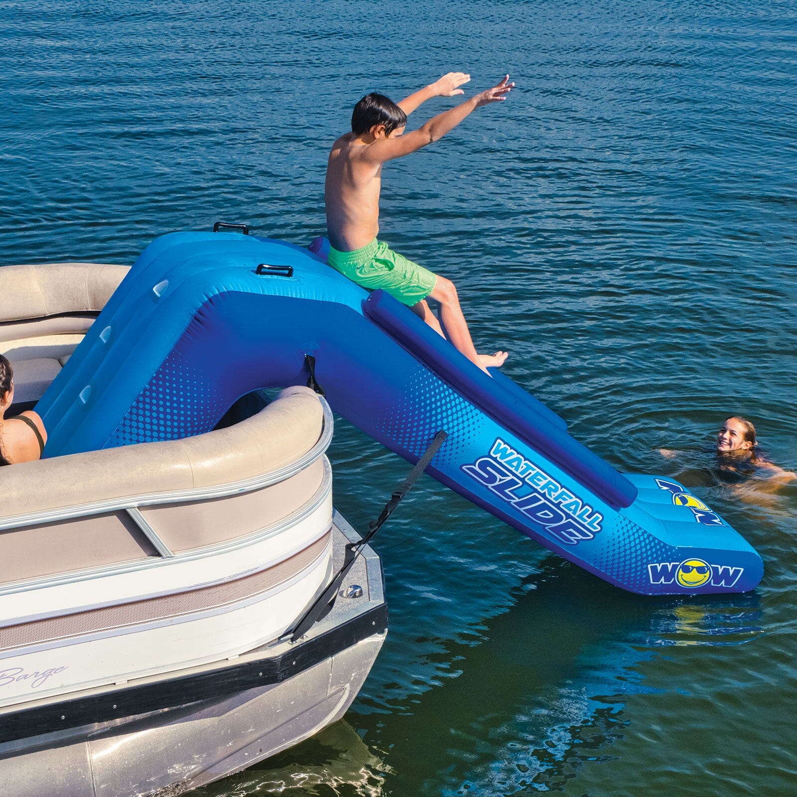 Slide water toy - FREEFALL PONTOON - AquaGlide - inflatable
