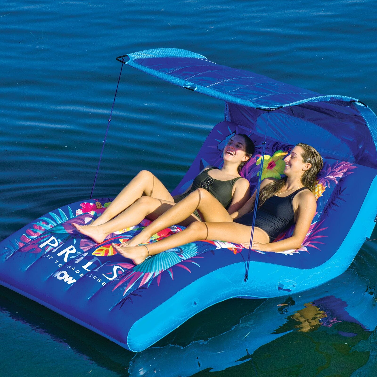 Float recliner with discount canopy