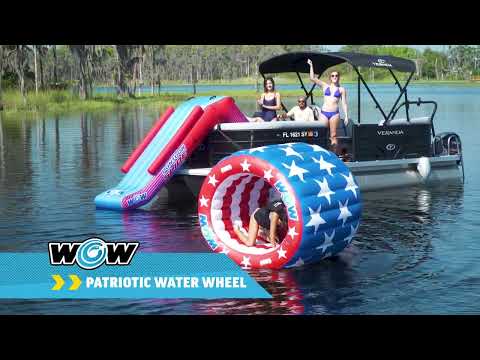 Patriotic Water Wheel